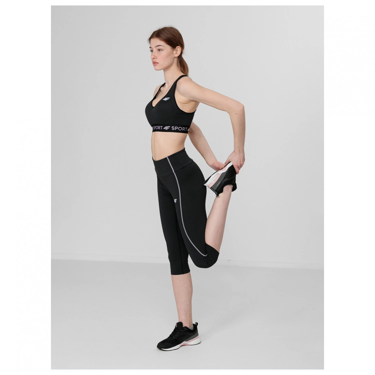 4F - Women's High Waist 3/4 Functional Trousers - Collant de running 5 4F - Women's High Waist 3/4 Functional Trousers - Collant de running – Image 3
