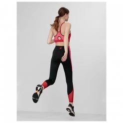 4F - Women's Long Functional Trousers with Waist Pocket - Legging -Pantalons de bloc Soldes 4f womens long functional trousers with waist pocket legging detail 4