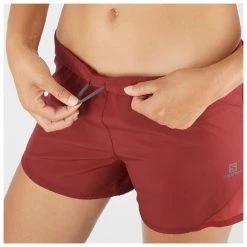 Salomon - Women's Cross Rebel 4'' - Short de running 12 Salomon - Women's Cross Rebel 4'' - Short de running -Pantalons de bloc Soldes salomon womens cross rebel 4 short de running detail 5